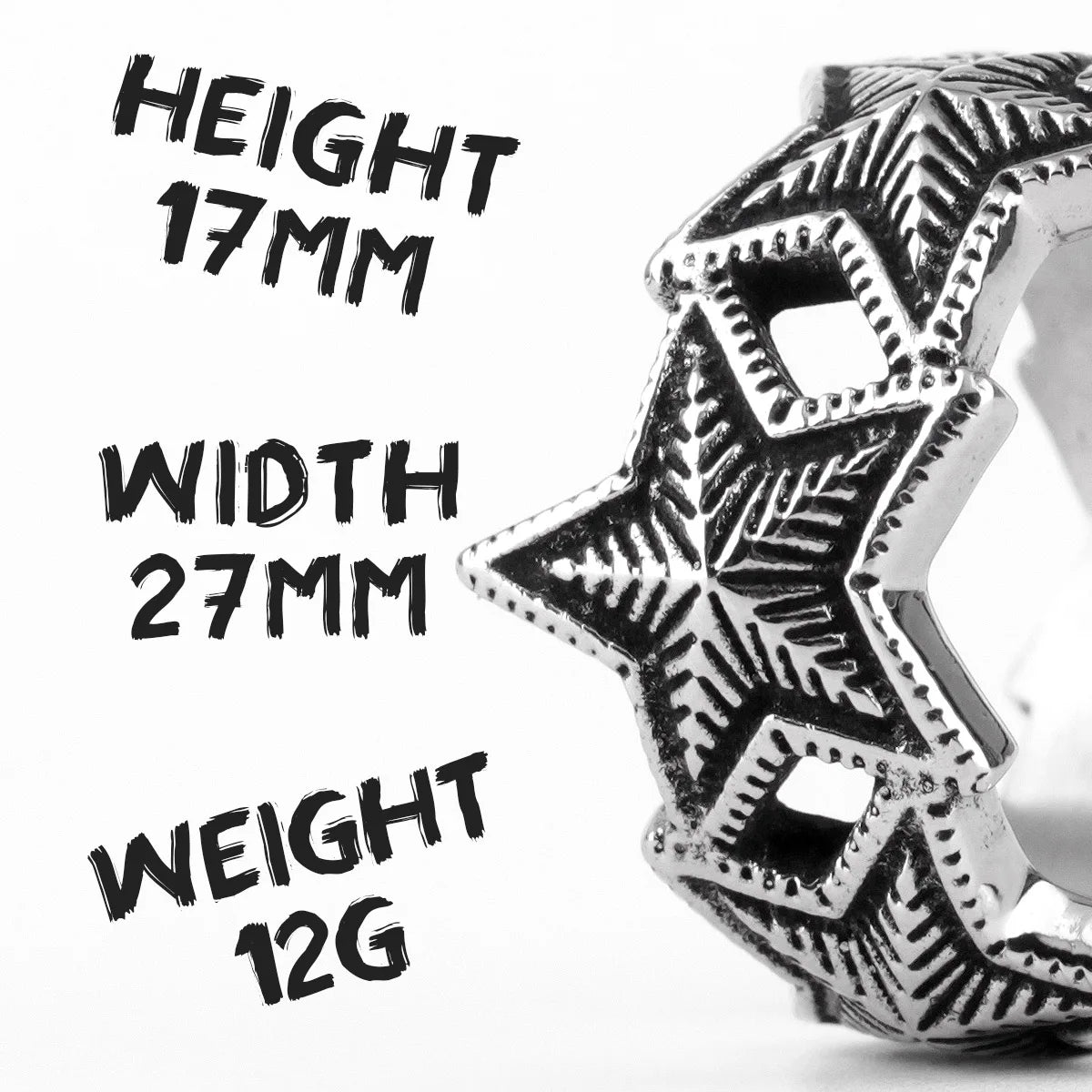 PENDRA Starry Night Little Steel Ring