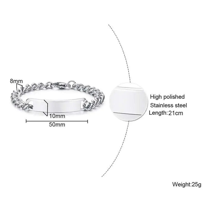 PENDRA Plate Tag Bracelet
