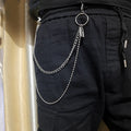 PENDRA Moonstar Rivet Waist Chain Keychain