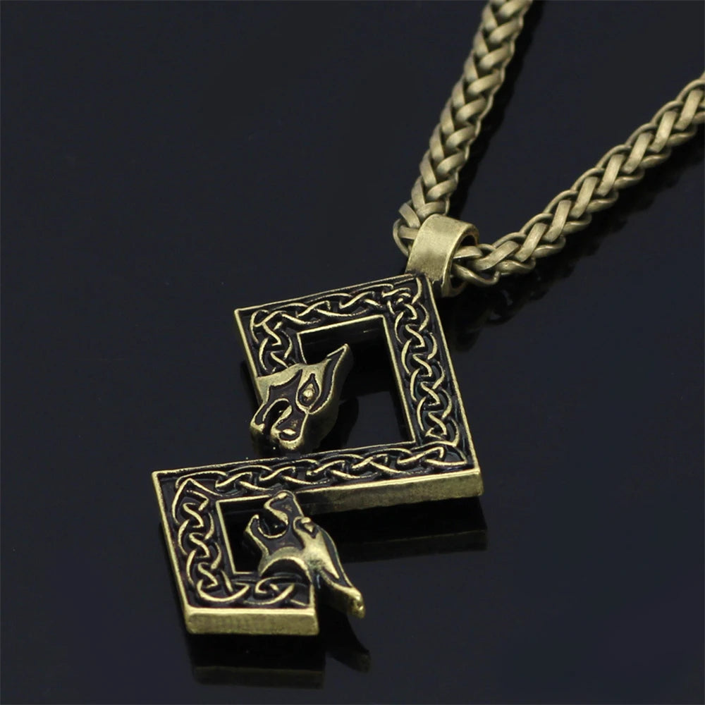 PENDRA Leather Norse Necklace