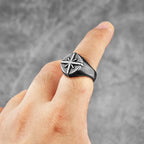 PENDRA Polaris Boyfriend Biker Steel Ring