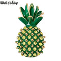 PENDRA Pineapella Rhinestone Pineapple Brooch