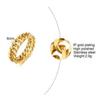 PENDRA LINK Miami Thick Steel Ring