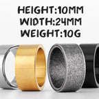 Simple Vintage Black Stainless Steel Mens Womens Rings Charm Trendy For Couple Girl Boyfriend Jewelry Creativity Gift Wholesale