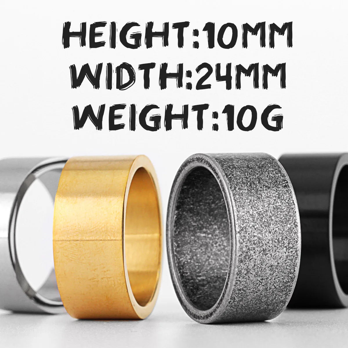 Simple Vintage Black Stainless Steel Mens Womens Rings Charm Trendy For Couple Girl Boyfriend Jewelry Creativity Gift Wholesale