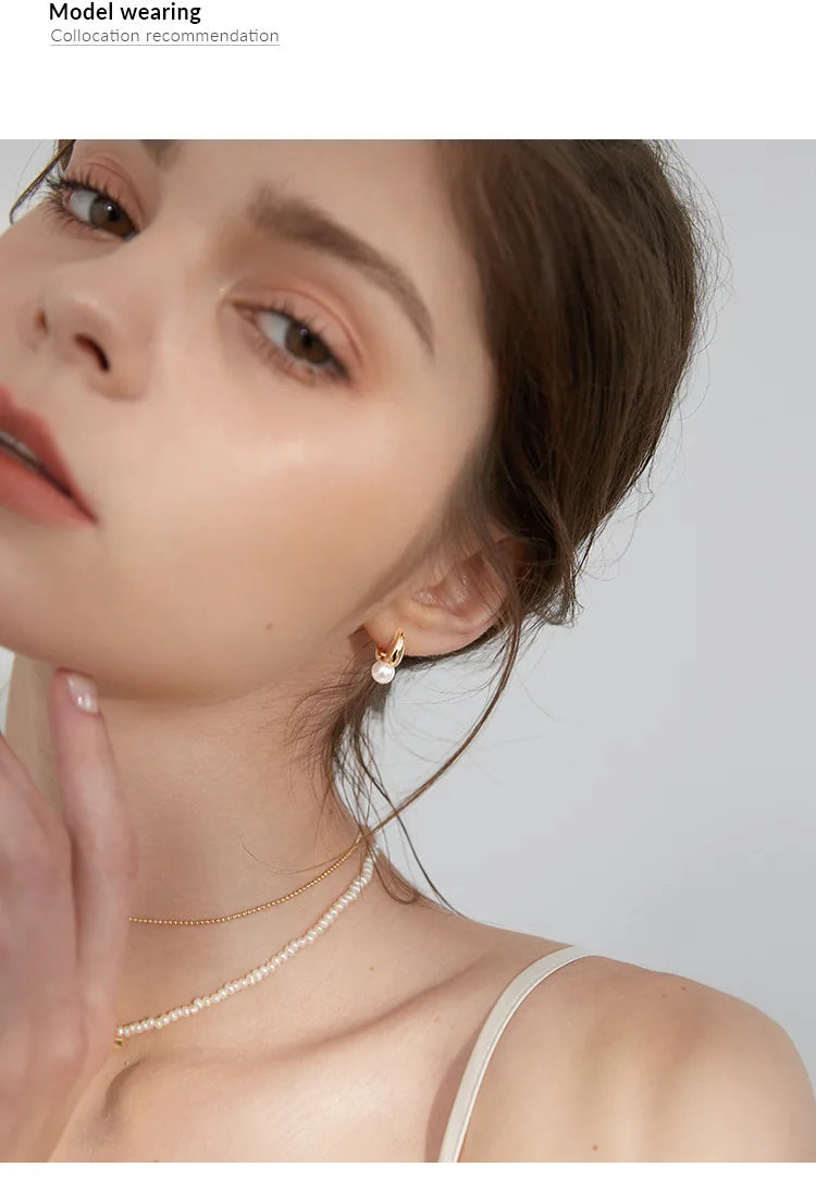 PENDRA Hoop Silver Gold Earrings