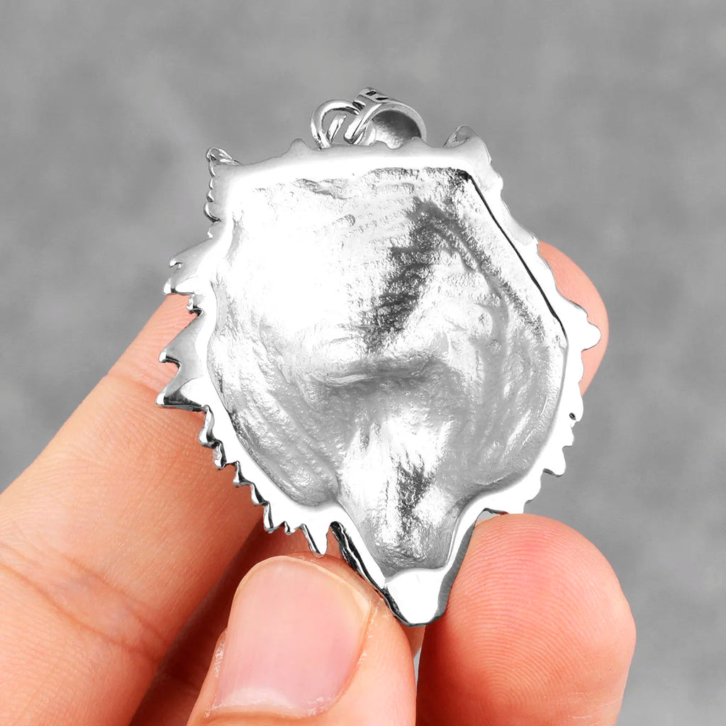 PENDRA Domineering Wolf Animal Steel Necklace