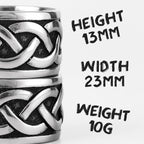 PENDRA Celtic Knot Interweave Ring