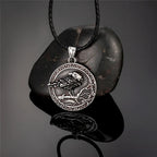 PENDRA Crow Rune Viking Necklace
