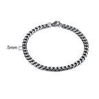 PENDRA Cuban Curb Thin Bracelet