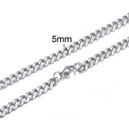 PENDRA Cuban Curb Link Chain Necklace