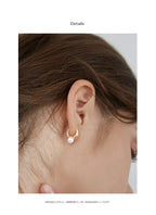 PENDRA Hoop Silver Gold Earrings