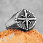 PENDRA Polaris Boyfriend Biker Steel Ring