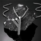 PENDRA Leather Norse Necklace