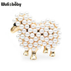 PENDRA Small Pearl Sheep Brooch