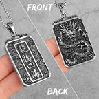PENDRA Chinese Dragon Good Steel Necklace