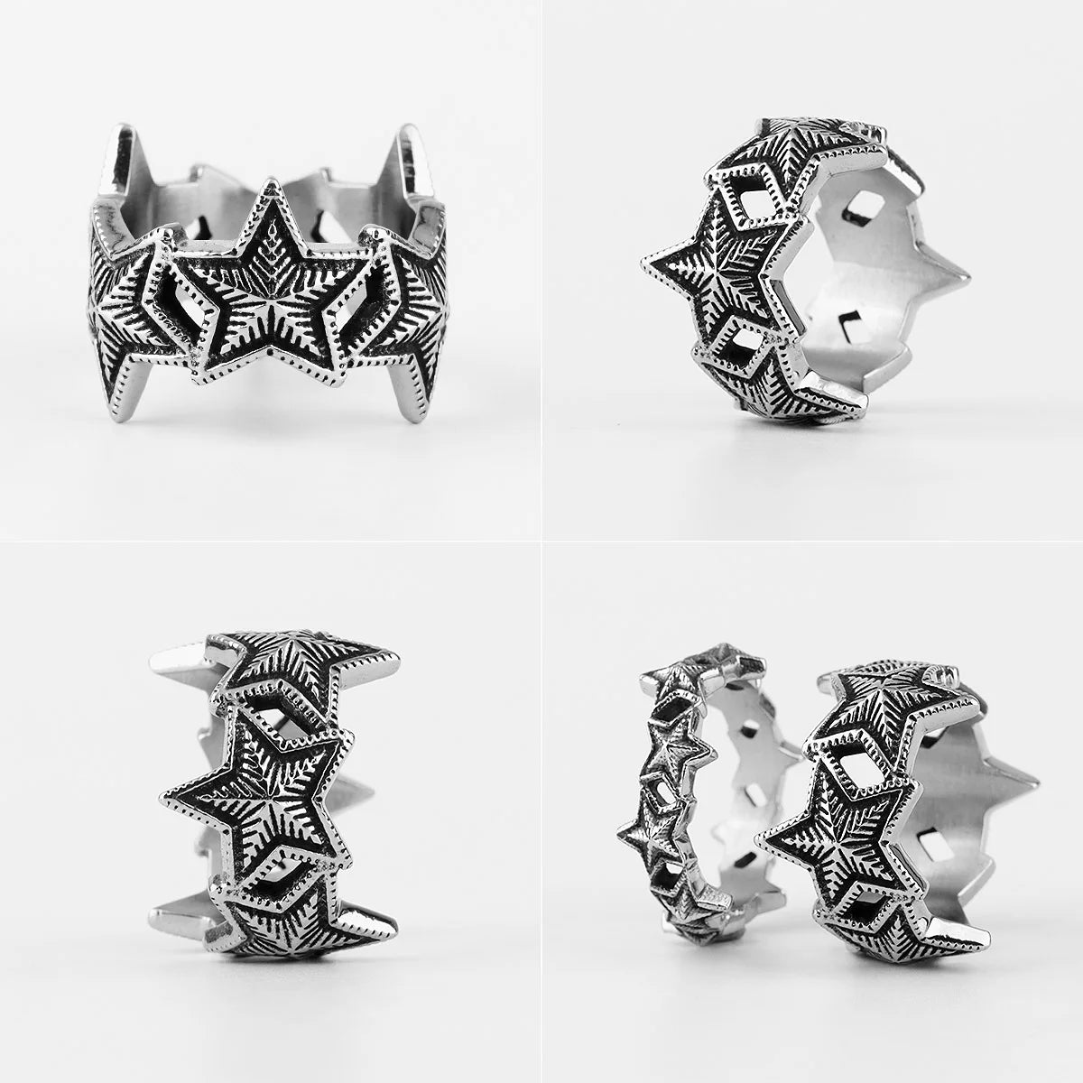 PENDRA Starry Night Little Steel Ring