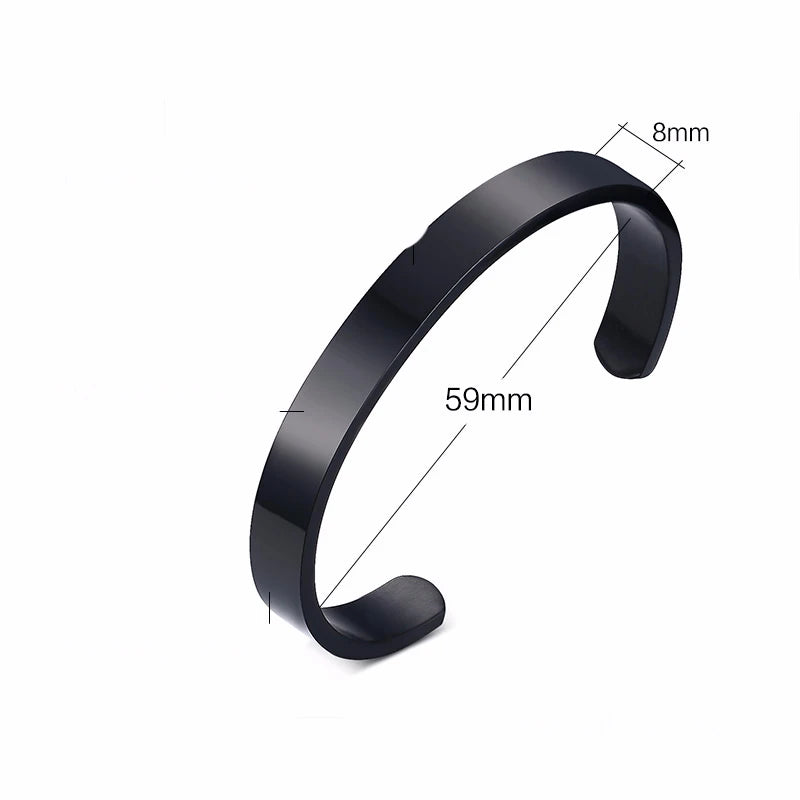 Bangle Bracelet Men, Cuff Bracelets, Stainless Steel Bracelet, Dainty Brazalets, Minimalist Bracelet Jewelry, Cuffs Bangles
