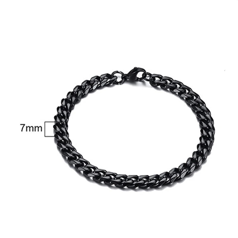 PENDRA Cuban Curb Thin Bracelet