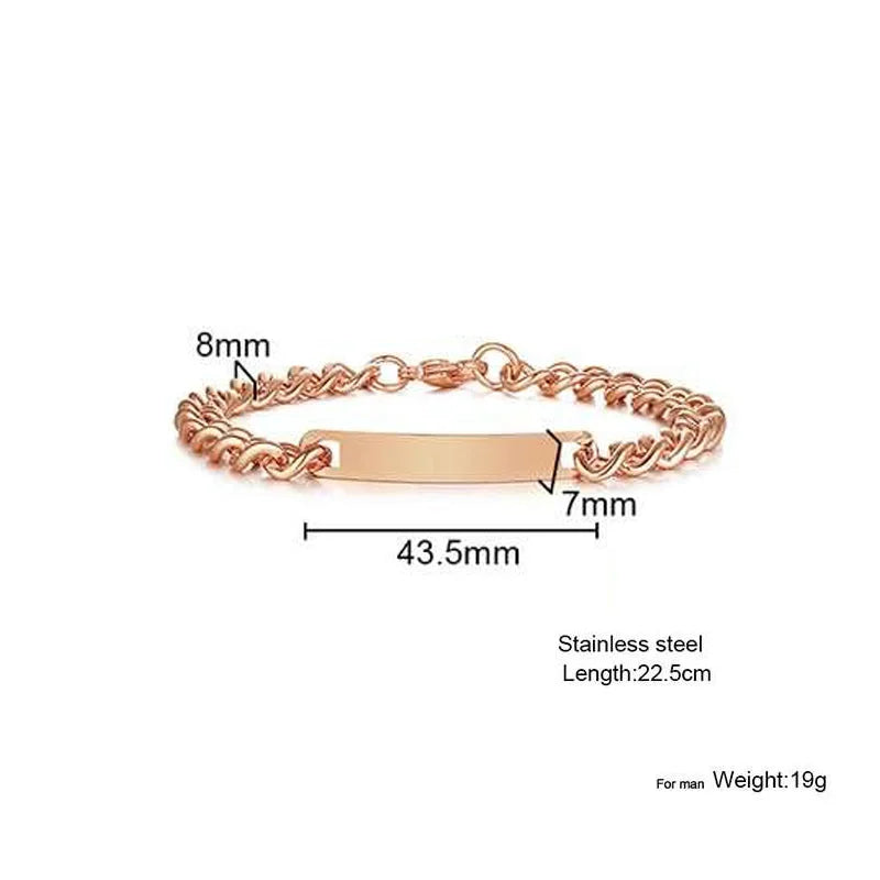 PENDRA Plate Tag Bracelet