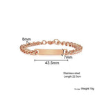 PENDRA Plate Tag Bracelet