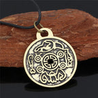 PENDRA Rune Compass Helmet Necklace