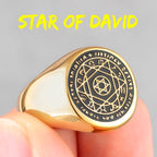 PENDRA Constellation Patron Saint Steel Ring