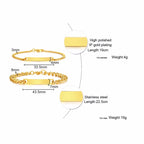PENDRA Plate Tag Bracelet