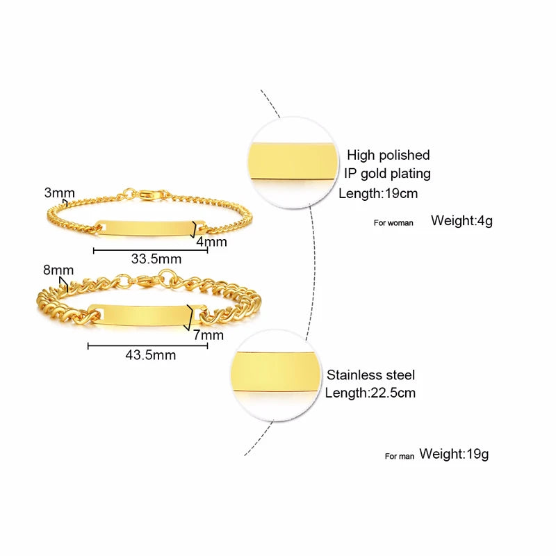 PENDRA Plate Tag Bracelet