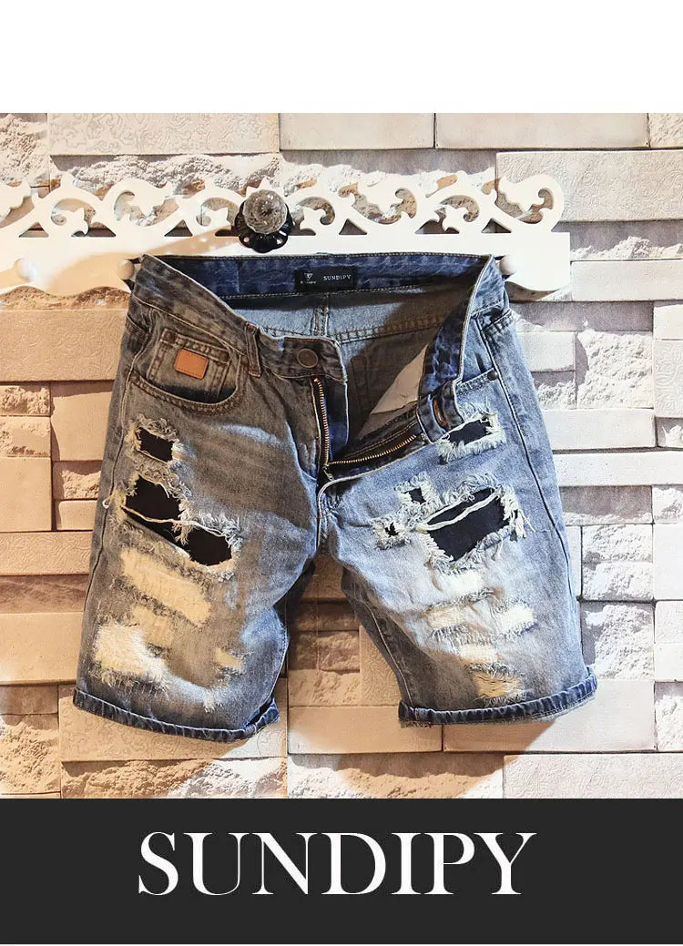 PENDRA Wholesale Ripped Hole Shorts