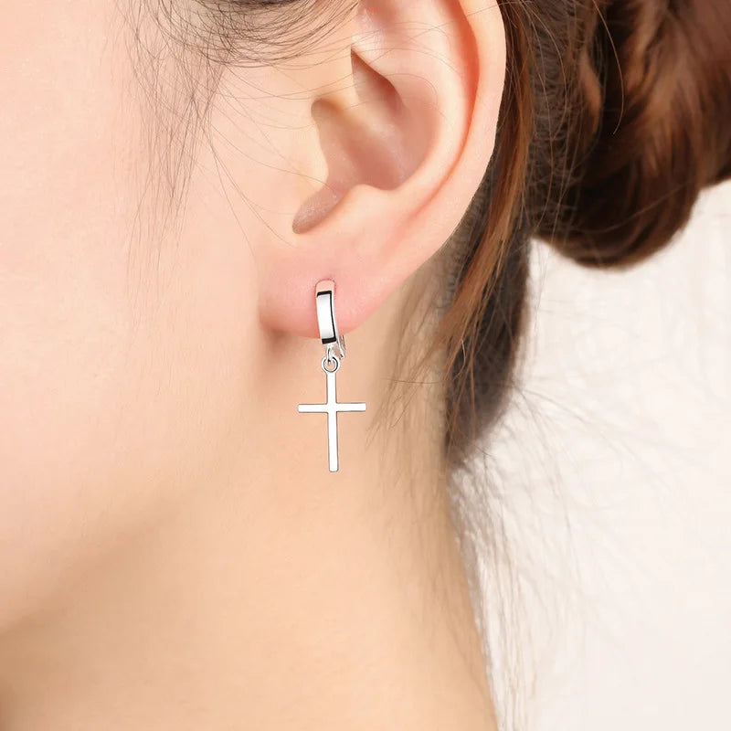 PENDRA Hoop Sterling Silver 3 Earrings
