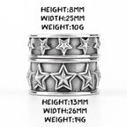 PENDRA Lovers Couple All Steel Ring