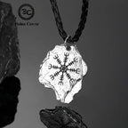 PENDRA Rune Compass Chain Necklace