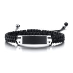 Ashes Bracelet,Men's Cremation Urn Braided Bracelet, Ashes Jewelry for Him,Stainless Steel Men's Urns Gift