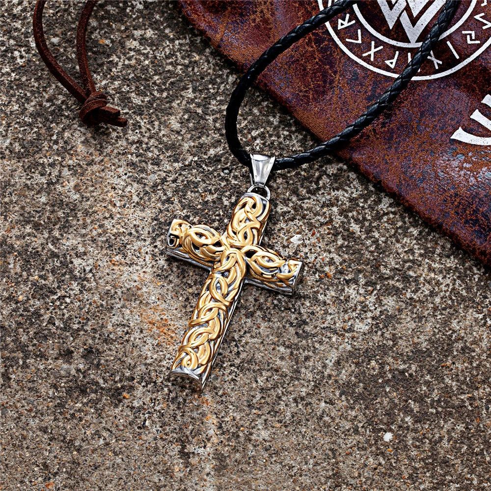 PENDRA Cross Gold Necklace