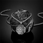 PENDRA Rune Compass Vegvisir Necklace