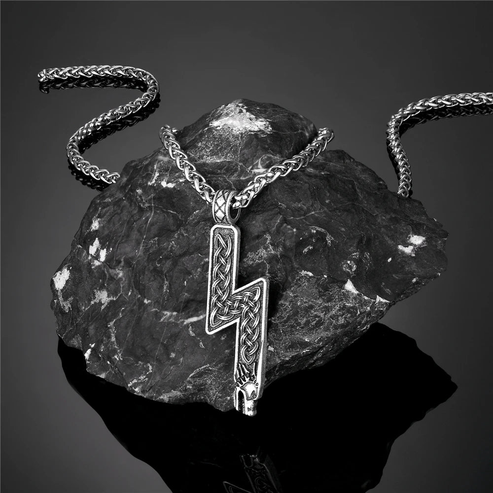 PENDRA Leather Norse Necklace