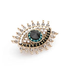 PENDRA Elegant EVIL Eye Brooch