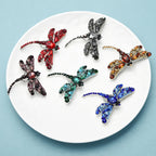 PENDRA Smaller Size Crystal Dragonfly Brooch