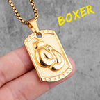 PENDRA Fitness Gym Bodybuilding Steel Necklace