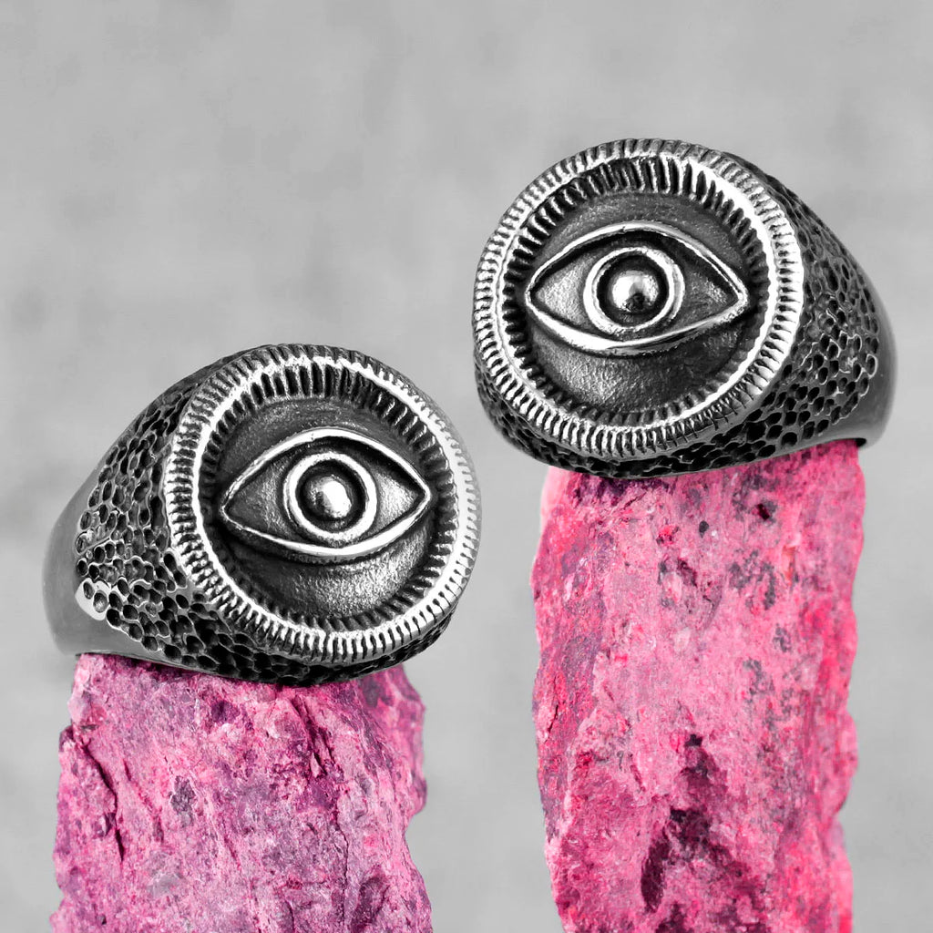 PENDRA Egypt Eye Horus Steel Ring