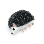 PENDRA Shadow Hedgehog Black Enamel Brooch