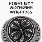 PENDRA Good Luck Four Steel Ring