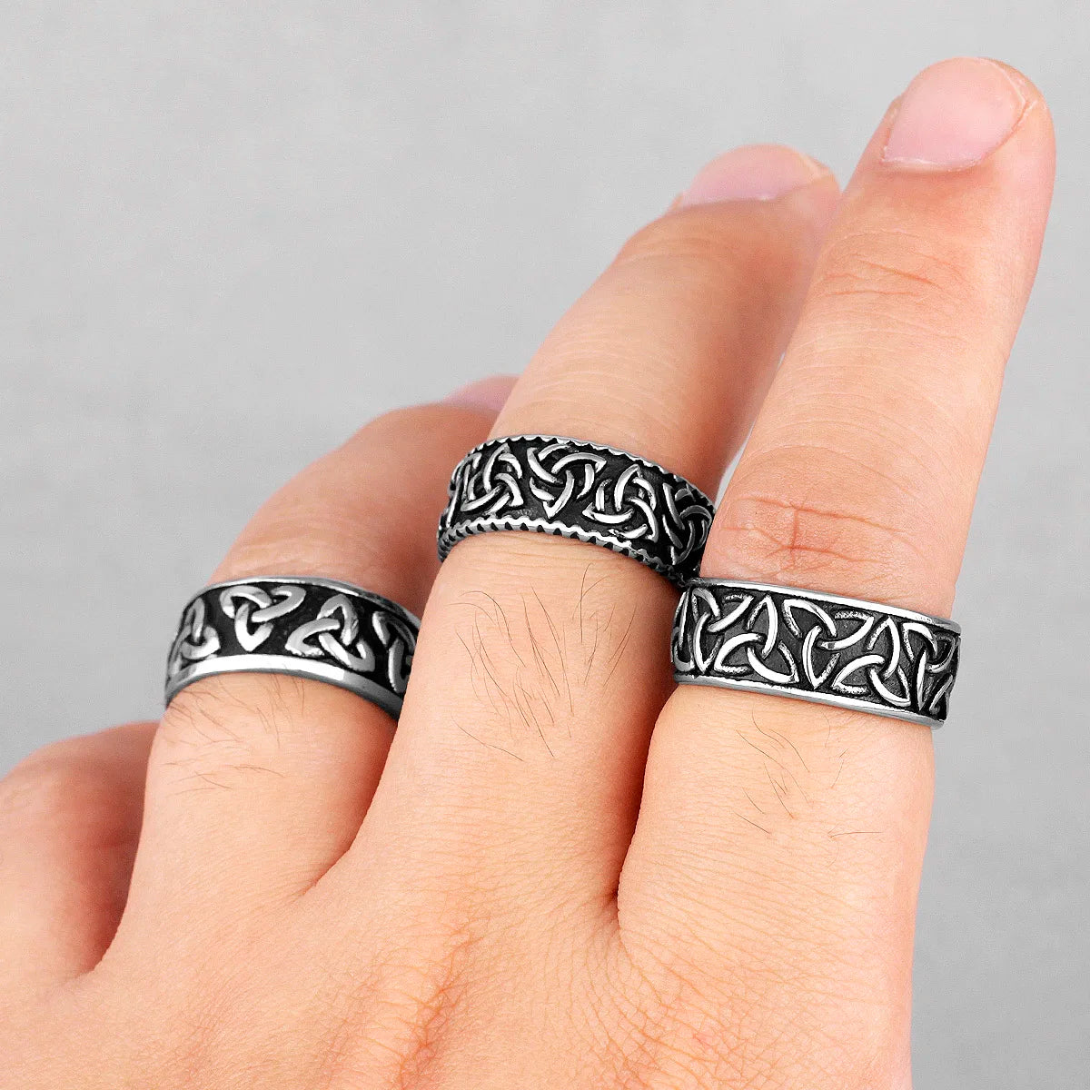 PENDRA Celtic Knot Weave Ring