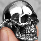 PENDRA Reality Skull Boyfriend Steel Necklace