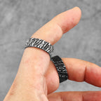 PENDRA Volcano Charm Boyfriend Steel Ring