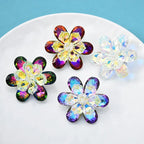 PENDRA Prism 14-Color Shining Glass Flower Brooch