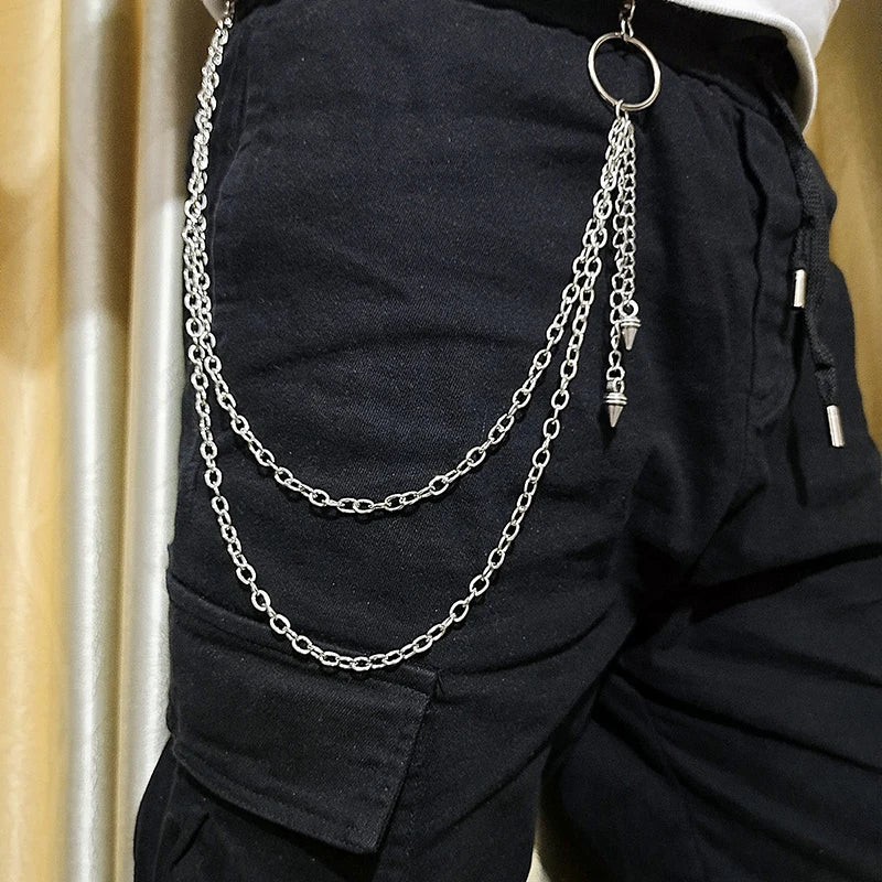 PENDRA Moonstar Rivet Waist Chain Keychain