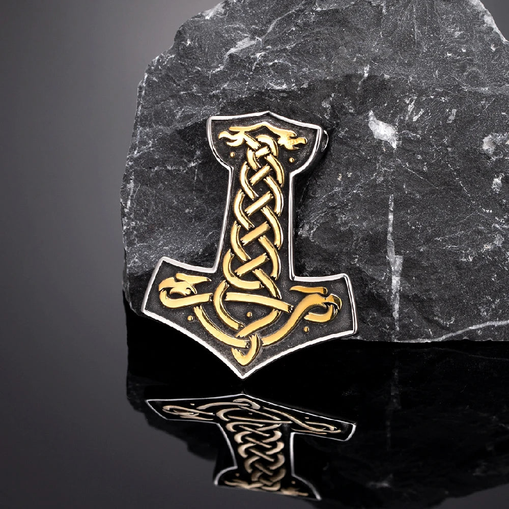 PENDRA Rune Gold Necklace