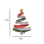 PENDRA Noelisse Rhinestone Christmas Tree Brooch